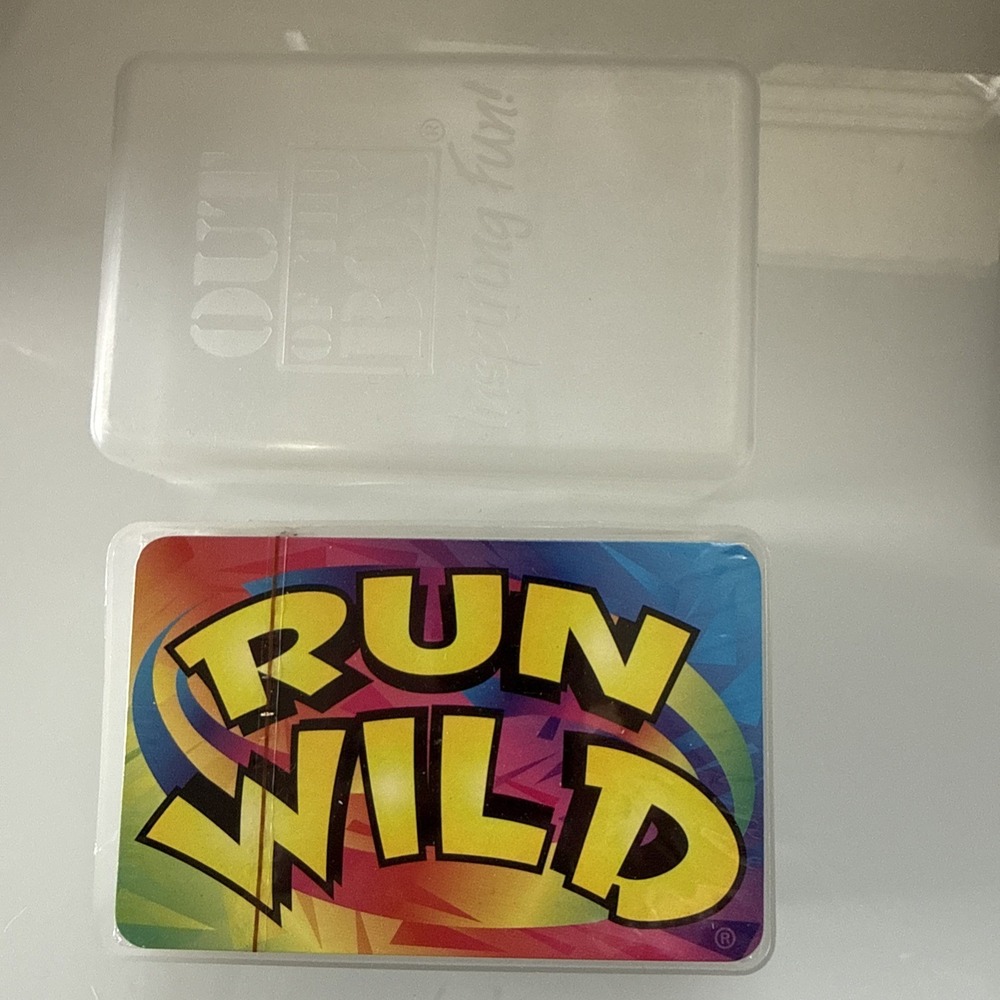 Rare 2009 Wild Run Card Game -‎ New sealed In Case